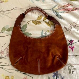 SALVATORE FERRAGAMO Suede Hobo